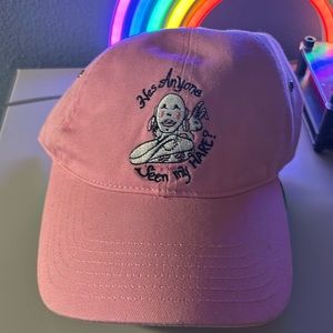 Breast cancer awareness baseball cap hat